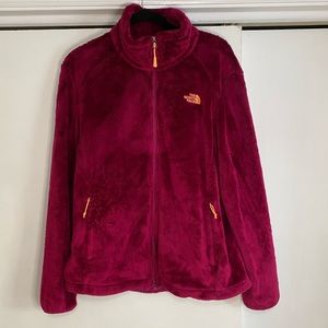 Fuchsia North Face Zip Up Fleece